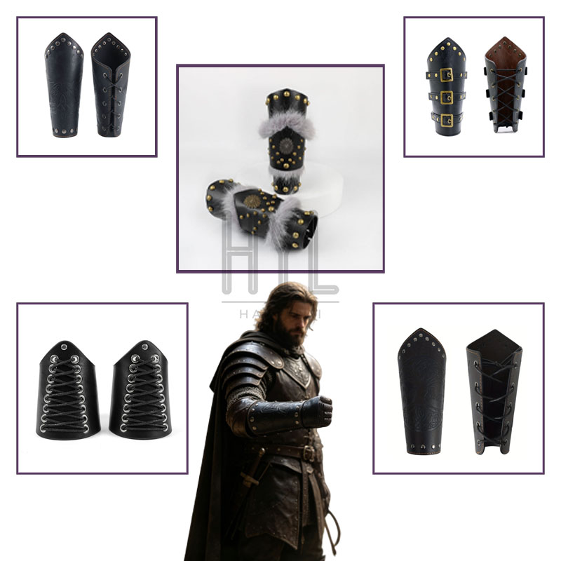 Cosplay Prop - قفازات متعددة الطبقات من جلد البولي