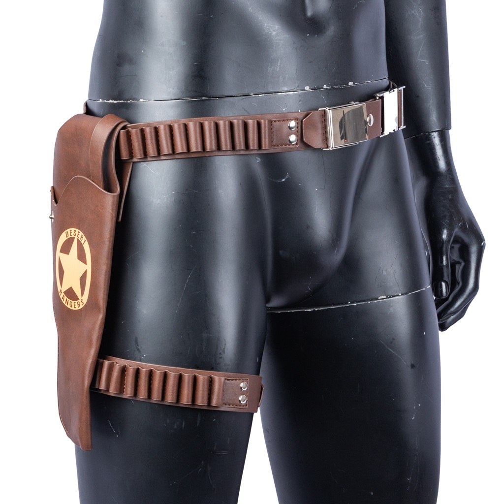 Fallout Cosplay Prop - طقم حزام وحافظة مسدس تنكري لشخصية