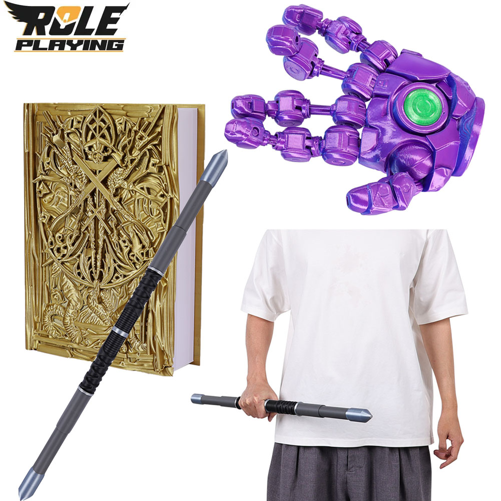 Cosplay Prop Book - دمي كوسبلاي كتاب سحري ذهبي زينة