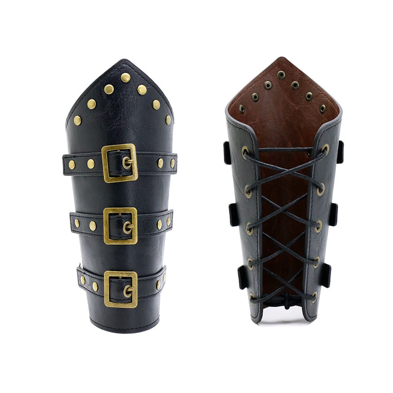 قفازات متعددة الطبقات من جلد ا - مراجعة Cosplay Prop وسعره