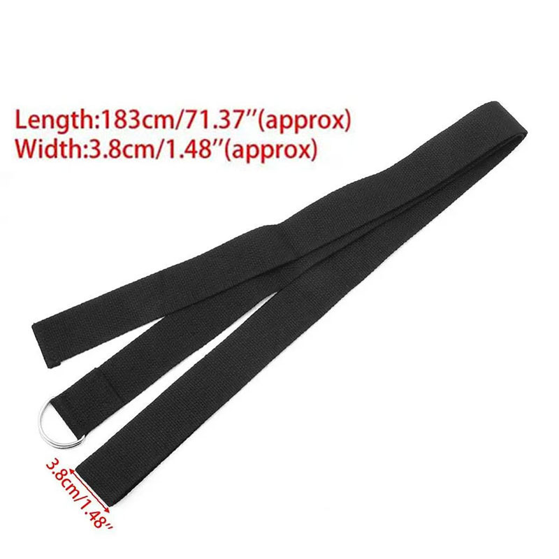 183*3.8 سنتيمتر حزام اليوغا ال - مراجعة D Ring Strap وسعره