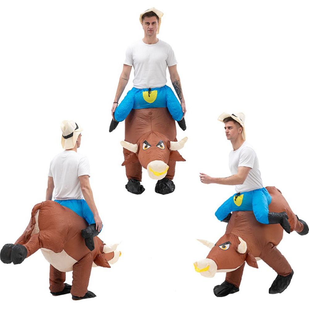بدلة قابلة للنفخ على شكل بقرة  - مراجعة Cosplay Prop Business وسعره