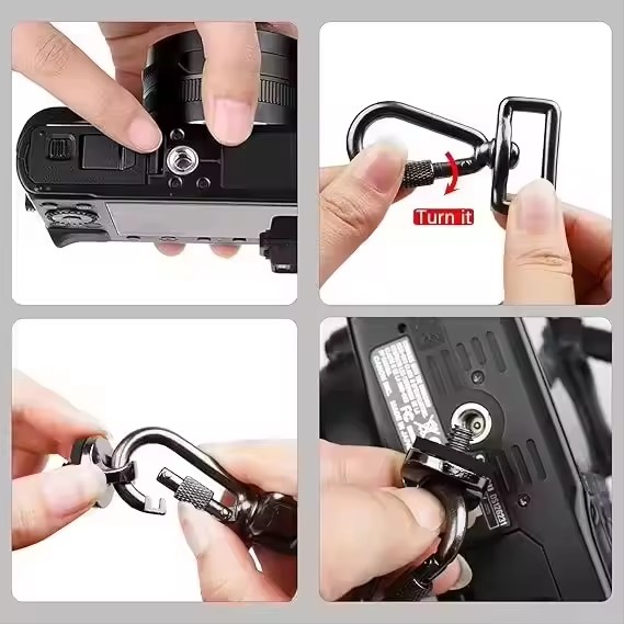 برغي حزام الكتف للكاميرا 1/4 م - مراجعة D Ring Strap وسعره