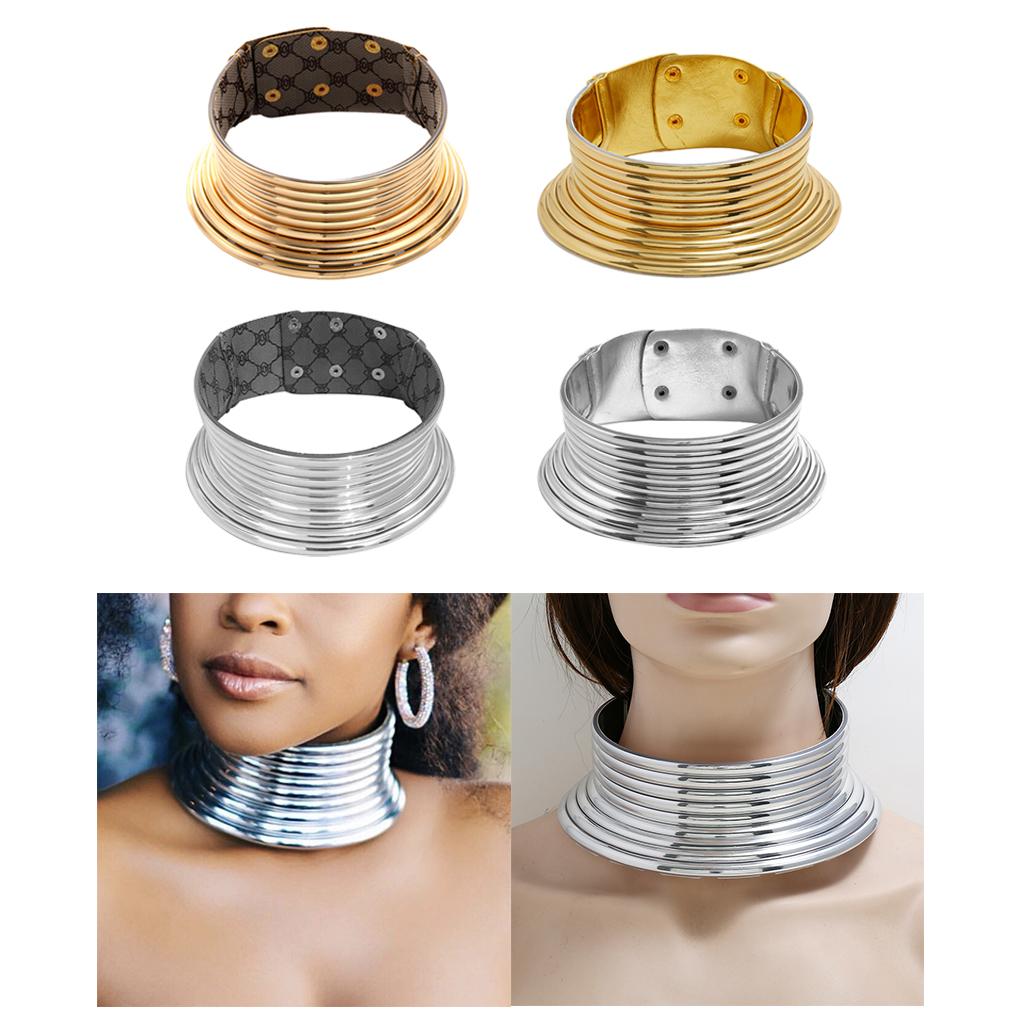 قلادة تشوكر عريضة بتصميم بانك، - مراجعة Magnetic Clasp Cosplay وسعره