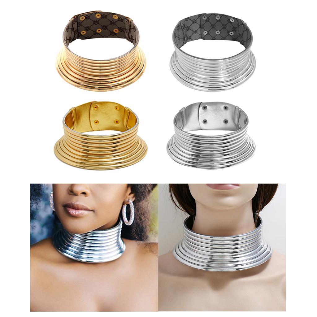 قلادة تشوكر عريضة بتصميم بانك، - مراجعة Magnetic Clasp Cosplay وسعره